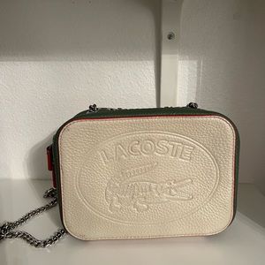 Beige Lacoste bag